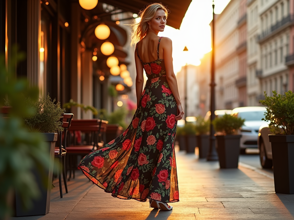 delartecatering.ro | Rochii cu flori maxi pentru un look romantic și modern